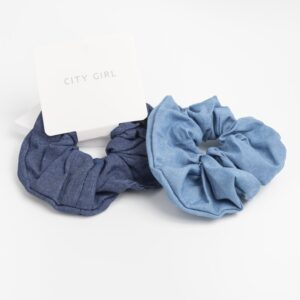 SCRUNCHIES AZULES