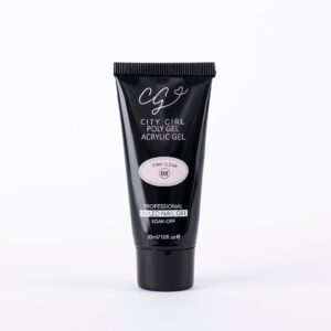 POLYGEL 30ML CITY GIRL - #08 PINK CLEAR