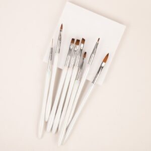 PINCELES NAIL ART 8 PCS