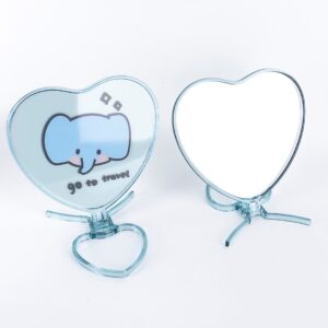 ESPEJOS EN FORMA DE CORAZÓN CON PARAL