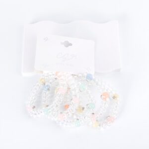 Alternative view of COLITAS RESORTE TRANSPARENTES 5PCS