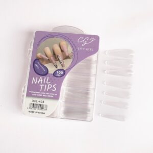 Alternative view of UÑAS SOFT GEL LONG BALLERINA 100PCS