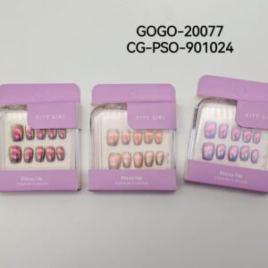 PRESS ON NAILS EFECTO CROMADO