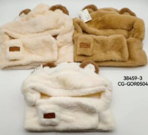 GORRO CON OREJITAS DE PELUCHE CITY GIRL