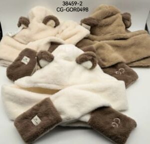 GORRO CON OREJITAS DE PELUCHE CITY GIRL