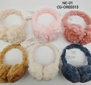 OREJERAS DE PELUCHE CITY GIRL