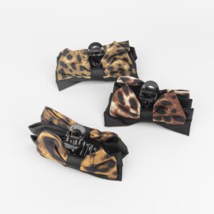 HEBILLA MOÑO ANIMAL PRINT CITY GIRL