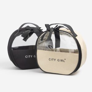 PORTA COSMETICOS REDONDO CITY GIRL