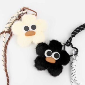 LLAVERO FLOR PELUCHE CITY GIRL