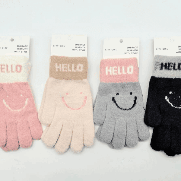 GUANTES DE INVIERNO HELLO CITY GIRL