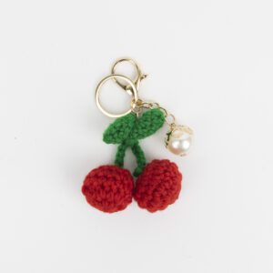 Alternative view of LLAVERO CEREZAS CROCHE CITY GIRL