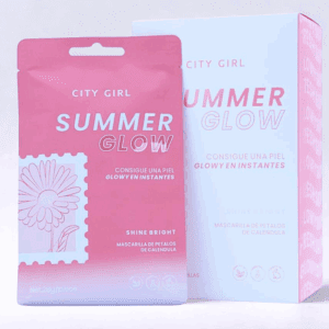 SUMMER GLOW MASCARILLA FACIAL DE PETALOS DE CANENDULA - CITY GIRL