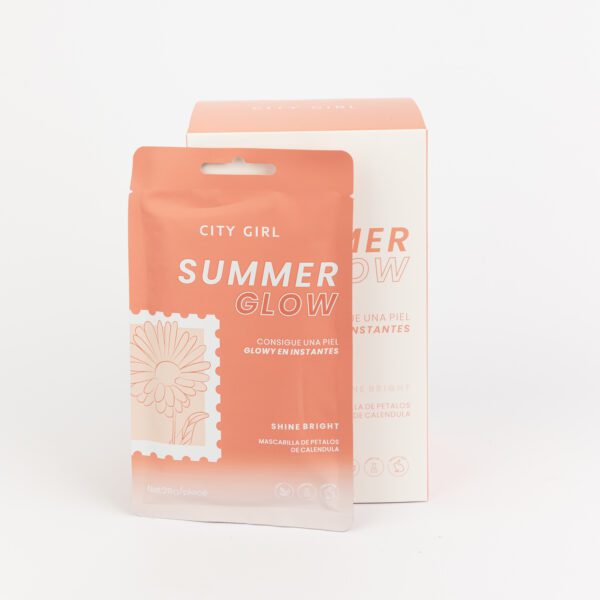 SUMMER GLOW MASCARILLA FACIAL DE PETALOS DE CALENDULA - CITY GIRL