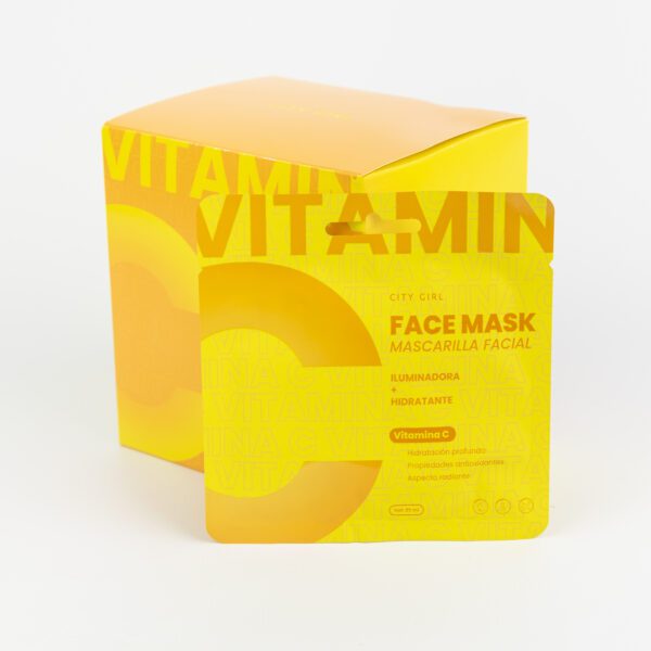 MASCARILLA FACIAL VITAMINA C - CITY GIRL