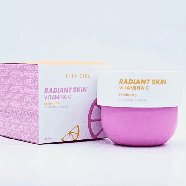RADIANT SKIN VITAMINA C EXFOLIANTE FACIAL Y CORPORAL  - CITY GIRL 250ml
