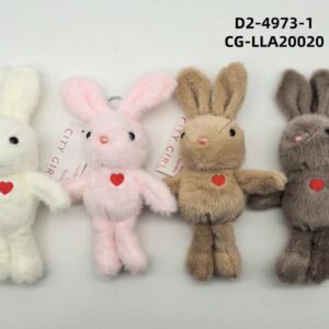 LLAVERO CONEJITO PELUCHE CITY GIRL