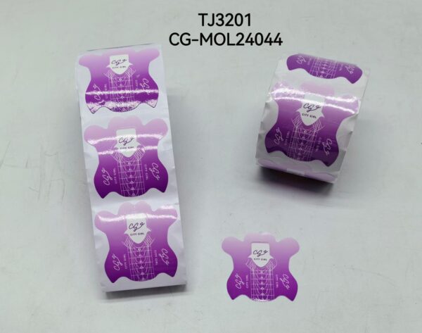 MOLDE VIOLETA PARA UÑAS CITY GIRL
