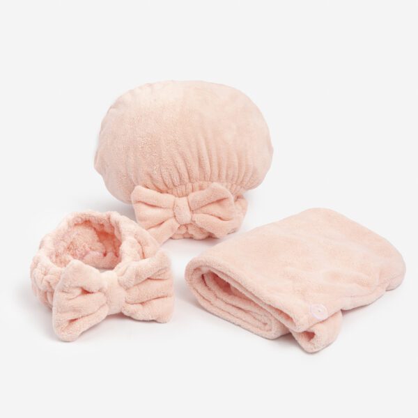 KIT HAIR DRYING UNICOLOR CITY GIRL - 3PCS