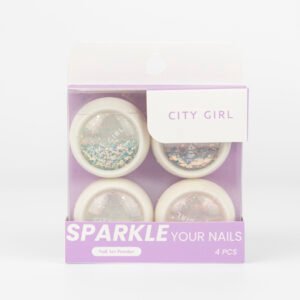 POLVO PARA UÑAS CITY GIRL - 4PCS