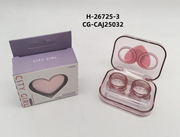 ESTUCHE PARA LENTES CORAZÓN TRASLUCIDO CITY GIRL