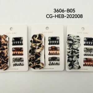 COLITA + BROCHES ANIMAL PRINT CITY GIRL