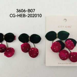 HEBILLAS CEREZAS CITY GIRL