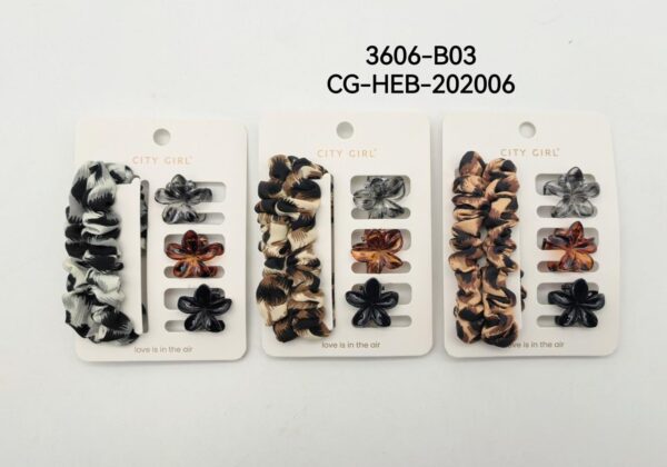 COLITA + BROCHES ANIMAL PRINT
