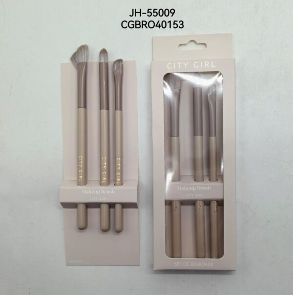 KIT DE BROCHAS PARA CORREGIR CITY GIRL 3PCS