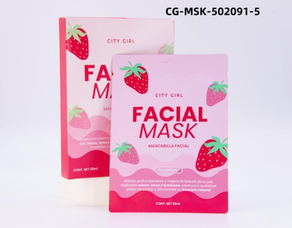 MASCARILLA FACIAL FRUTILLA CITY GIRL