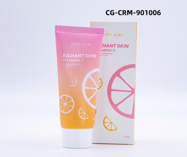 RADIANT SKIN VITAMINA C CREMA PARA MANOS Y PIES CITY GIRL - 100ML
