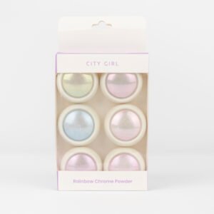 POLVO PARA UÑAS CITY GIRL - 6PCS