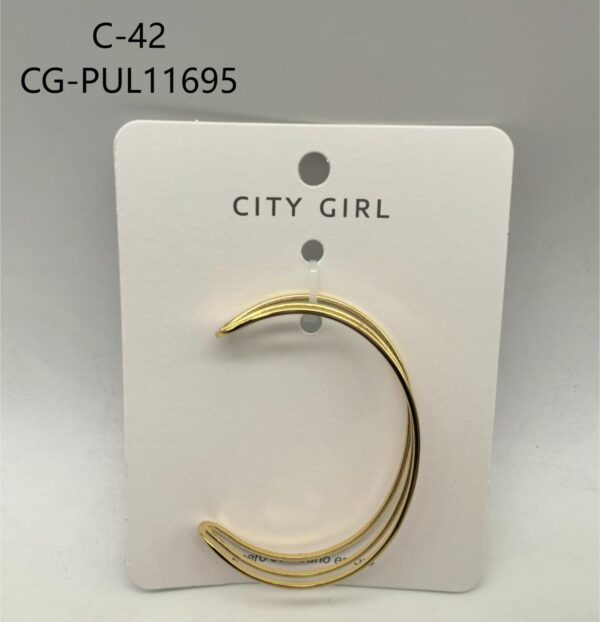 PULSERA DE ACERO DORADA CITY GIRL