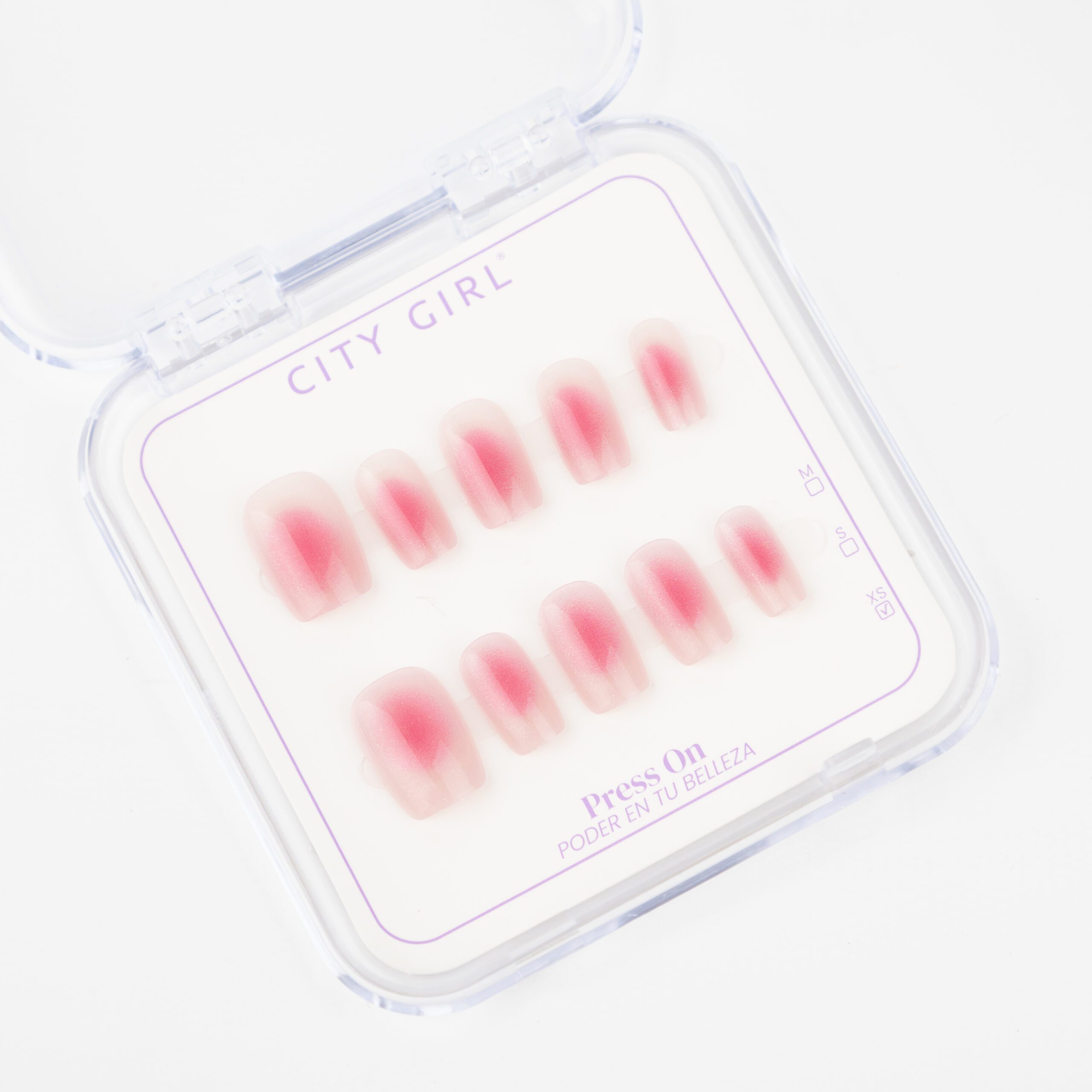 PRESS ON CUADRADAS CORTAS CITY GIRL - Imagen 4