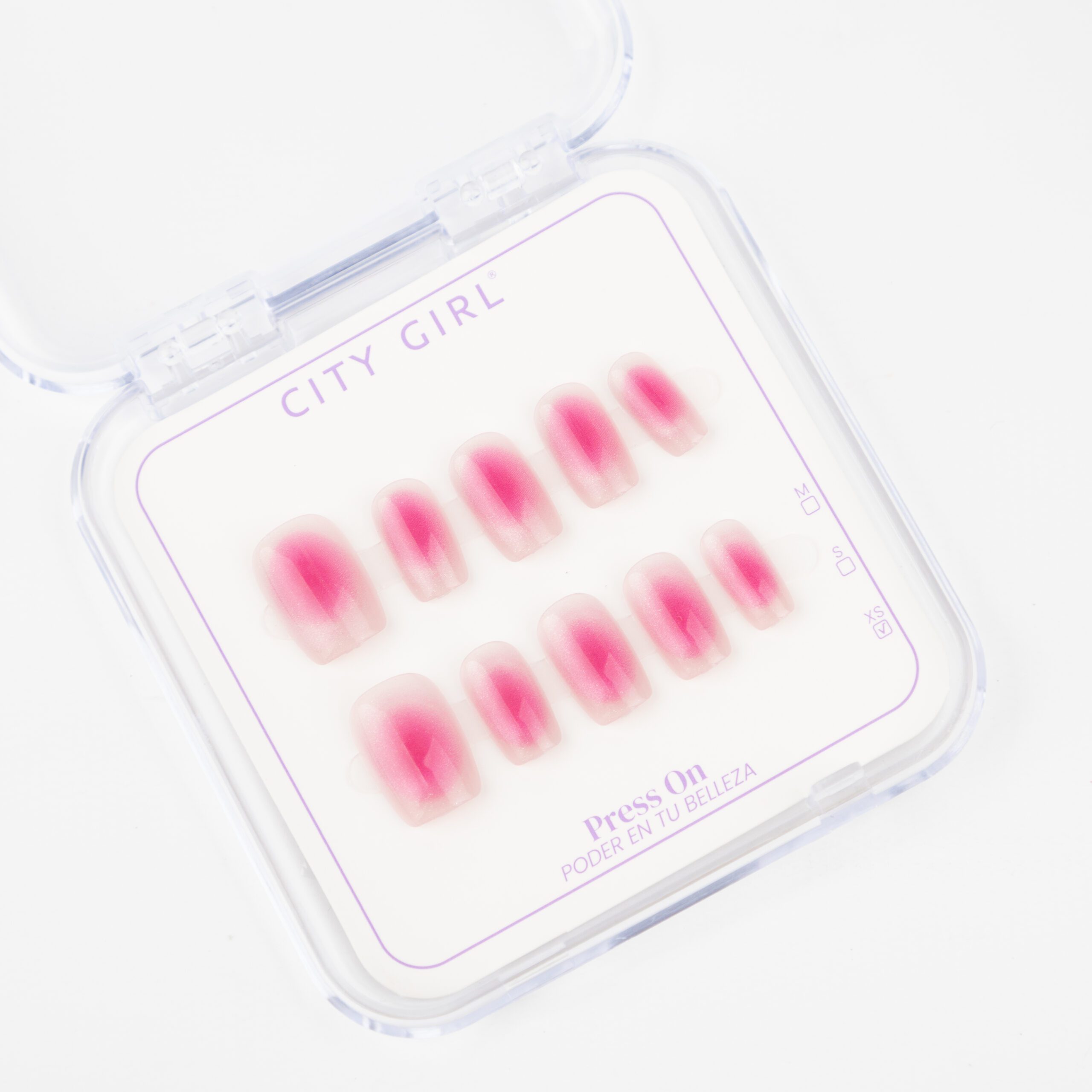 PRESS ON CUADRADAS CORTAS CITY GIRL - Imagen 6