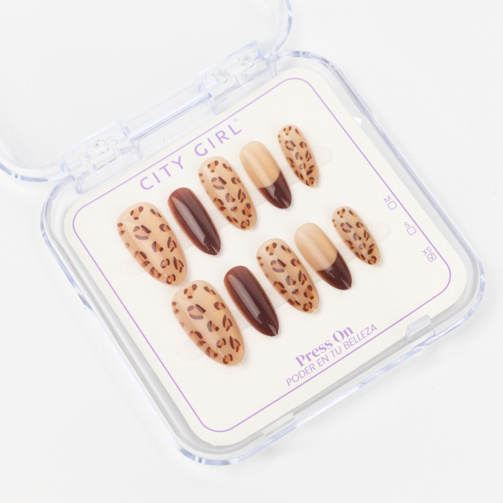PRESS ON ALMOND CON DESCORACIÓN CITY GIRL - Imagen 5