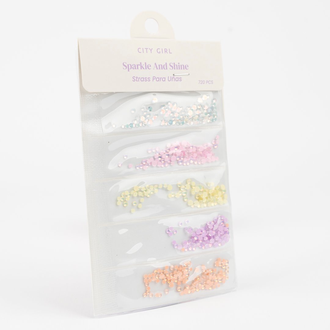 STRASS DE COLORES PARA UÑAS CITY GIRL