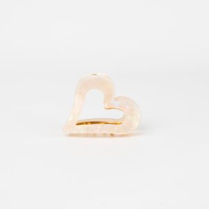 Alternative view of MINI BROCHE DE PELO CORAZÓN CITY GIRL