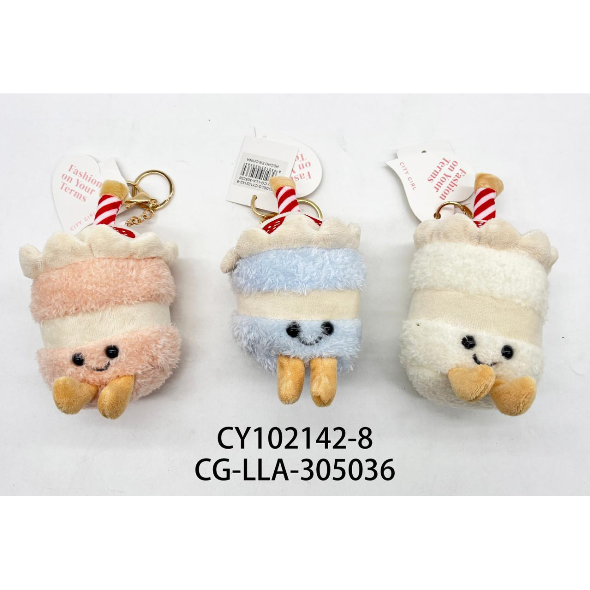 LLAVERO CHARM PELUCHITO CITY GIRL