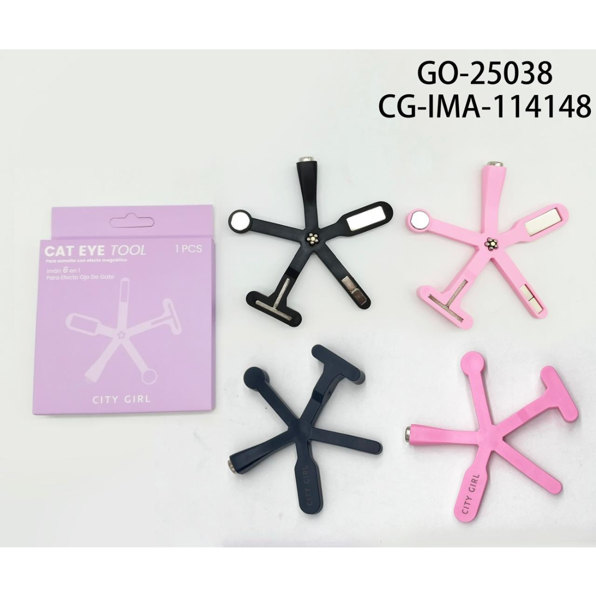 IMAN MAGNETICO PARA UÑAS 6 EN 1 CITY GIRL