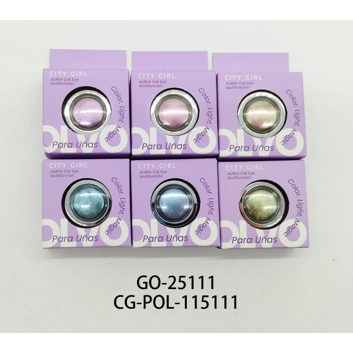 POLVO AURA CAT EYE PARA UÑAS CITY GIRL