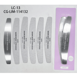 LIMA METALICA CON 5PCS AUTOADHESIVOS 180/180 CITY GIRL