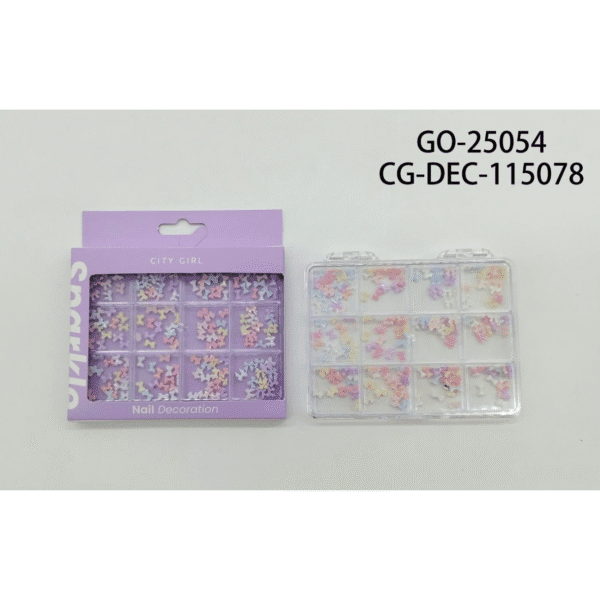 DECORACIÓN PARA UÑAS MOÑITOS DE COLORES CITY GIRL