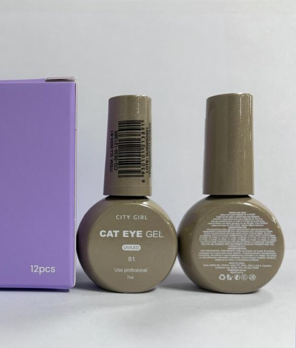 #81 ESMALTE OJO DE GATO CITY GIRL - 7ML