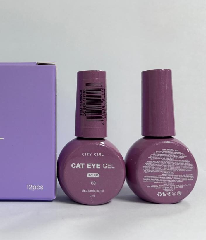 #08 ESMALTE OJO DE GATO CITY GIRL - 7ML