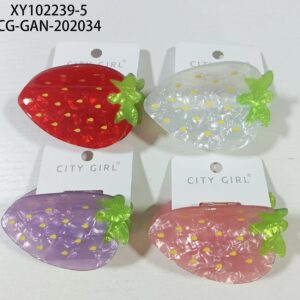 BROCHE DE PELO FRUTILLA CITY GIRL