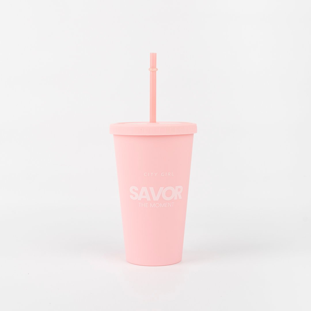 VASO DE PLASTICO SAVOR THE MOMENT CON SORBETE CITY GIRL - Image 2
