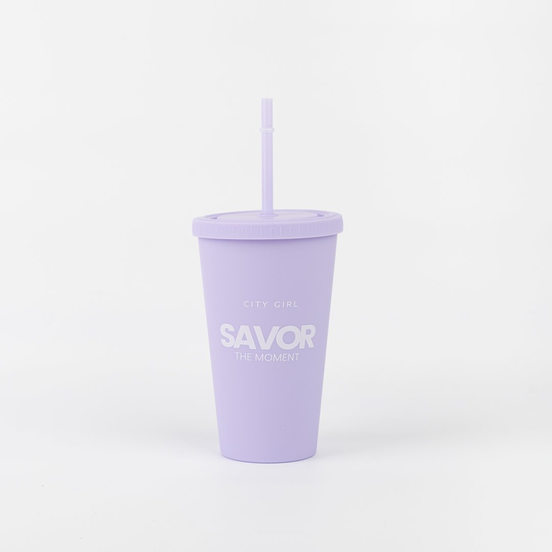 VASO DE PLASTICO SAVOR THE MOMENT CON SORBETE CITY GIRL - Image 3