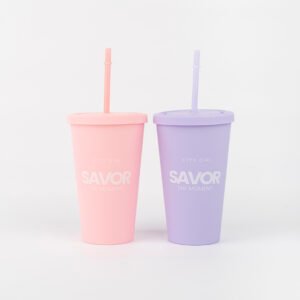 VASO DE PLASTICO SAVOR THE MOMENT CON SORBETE CITY GIRL