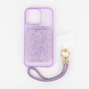 KIT DE FUNDA PARA IPHONE 15 PRO MAX CITY GIRL