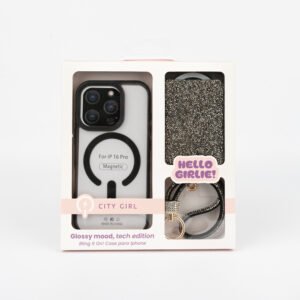 KIT DE FUNDA PARA IPHONE 16 PRO CITY GIRL - Imagen 3